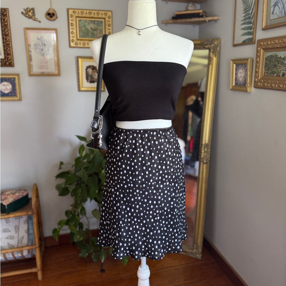 Vintage Harvé Bernard Reversible Mini Skit Polka Dots/Floral